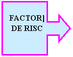 Right Arrow Callout: FACTOR] DE RISC
