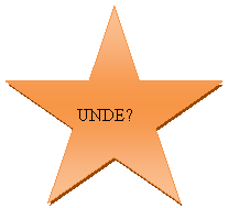 5-Point Star:     UNDE?