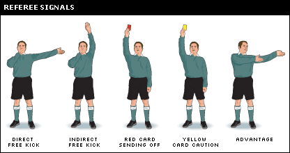 Know your referee's signals