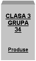 Text Box: CLASA 3
GRUPA
34


Produse
