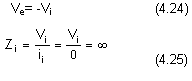 Text Box: Ve= -Vi                       	(4.24)
             (4.25)



