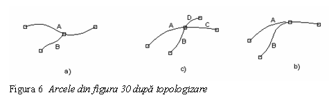 Text Box: Figura 6 Arcele din figura 30 dupa topologizare