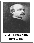 Text Box:  
V. ALECSANDRI (1821 - 1890)
