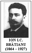 Text Box:  
ION I.C. BRATIANU
(1864 - 1927)
