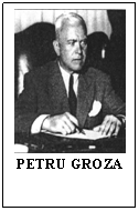 Text Box:  
PETRU GROZA
