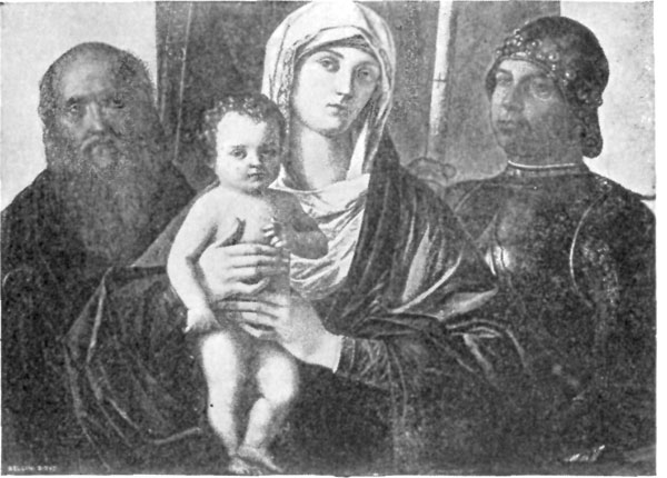 FIG. 35.�GIOVANNI BELLINI. MADONNA OF SS. GEORGE AND
PAUL. VENICE ACAD.
