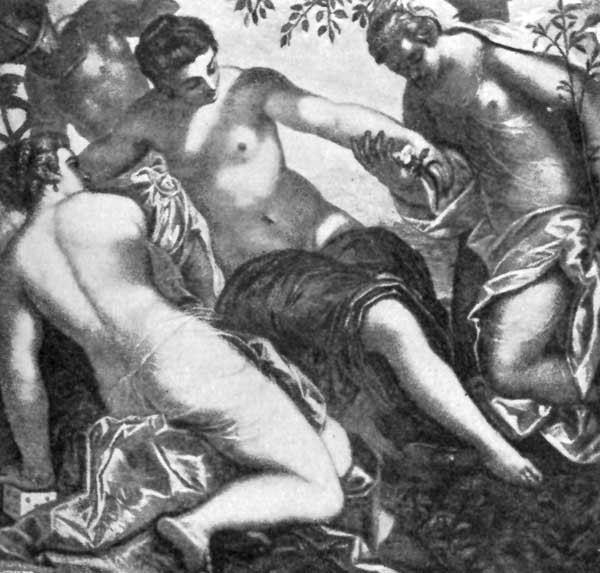 FIG. 49.�TINTORETTO. MERCURY AND GRACES. DUCAL PAL.,
VENICE.