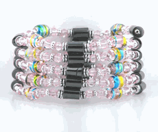 Hematite Magnetic Wrap Bracelet 34'