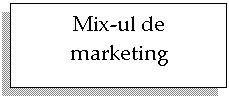 Text Box: Mix-ul de 
marketing
