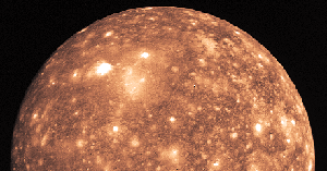 Callisto - Planeta Jupiter - Sistemul Solar