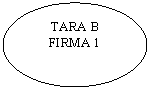 Oval: TARA B
FIRMA 1
