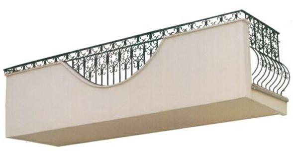Detaliu balcon din fier forjat 
Cod comanda: B007