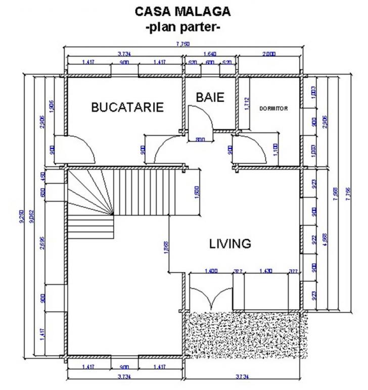 Plan parter casa Malaga