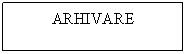 Text Box: ARHIVARE
