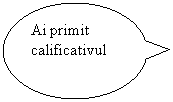 Oval Callout: Ai primit calificativul