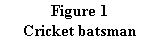 Text Box: Figure 9
Cricket batsman
