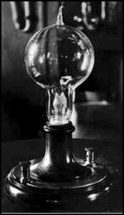 Replica of original lightbulb - patent # 223,898