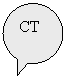 Oval Callout: CT