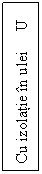 Text Box: Cu izolatie in ulei     U