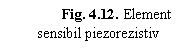 Text Box: Fig. 4.12. Element sensibil piezorezistiv