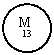 Oval: M          
 13

