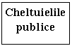 Text Box: Cheltuielile 
publice 
