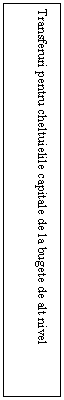 Text Box: Transferuri pentru cheltuielile capitale de la bugete de alt nivel