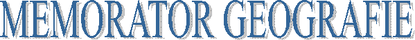 MEMORATOR GEOGRAFIE