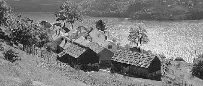 The buildings at Havrå farm in Hordaland