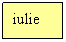 Text Box: iulie