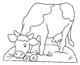 Clique ici pour imprimer le coloriage Dans la ferme !