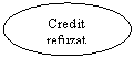 Oval: Credit refuzat