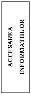 Text Box: ACCESAREA INFORMATIILOR