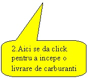 Rounded Rectangular Callout: 2.Aici se da click pentru a incepe o livrare de carburanti