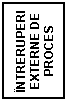 Text Box: INTRERUPERI
EXTERNE DE
PROCES
