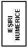 Text Box: IESIRI
NUMERICE
