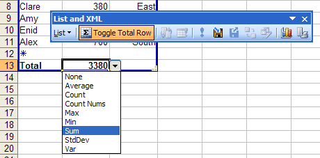 Calculare automata a totalului