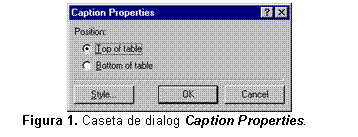 Text Box:  
Figura 13. Caseta de dialog Caption Properties.
