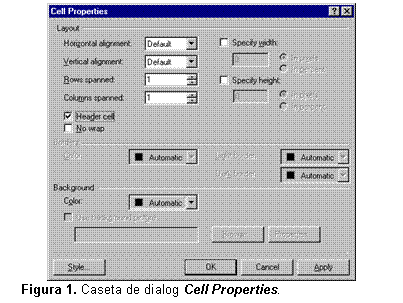 Text Box:  
Figura 14. Caseta de dialog Cell Properties.
