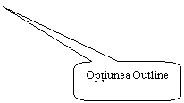 Rounded Rectangular Callout: Optiunea Outline