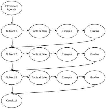 Figura 1 - Structura de baza a unei prezentari