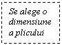 Text Box: Se alege o dimensiune a plicului