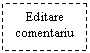 Text Box: Editare comentariu