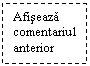 Text Box: Afiseaza comentariul anterior