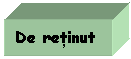 Text Box: De retinut