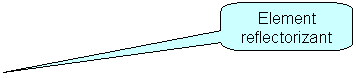 Rounded Rectangular Callout: Element reflectorizant