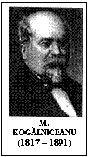 Text Box:  
M. KOGALNICEANU (1817 - 1891)
