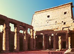 The shrine to Thutmose III
