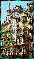 Fachada de la Casa Batllo - Barcelona<br>Paseo de Gracia (Barcelona)