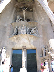 Vstup do katedr�ly Sagrada Familia
